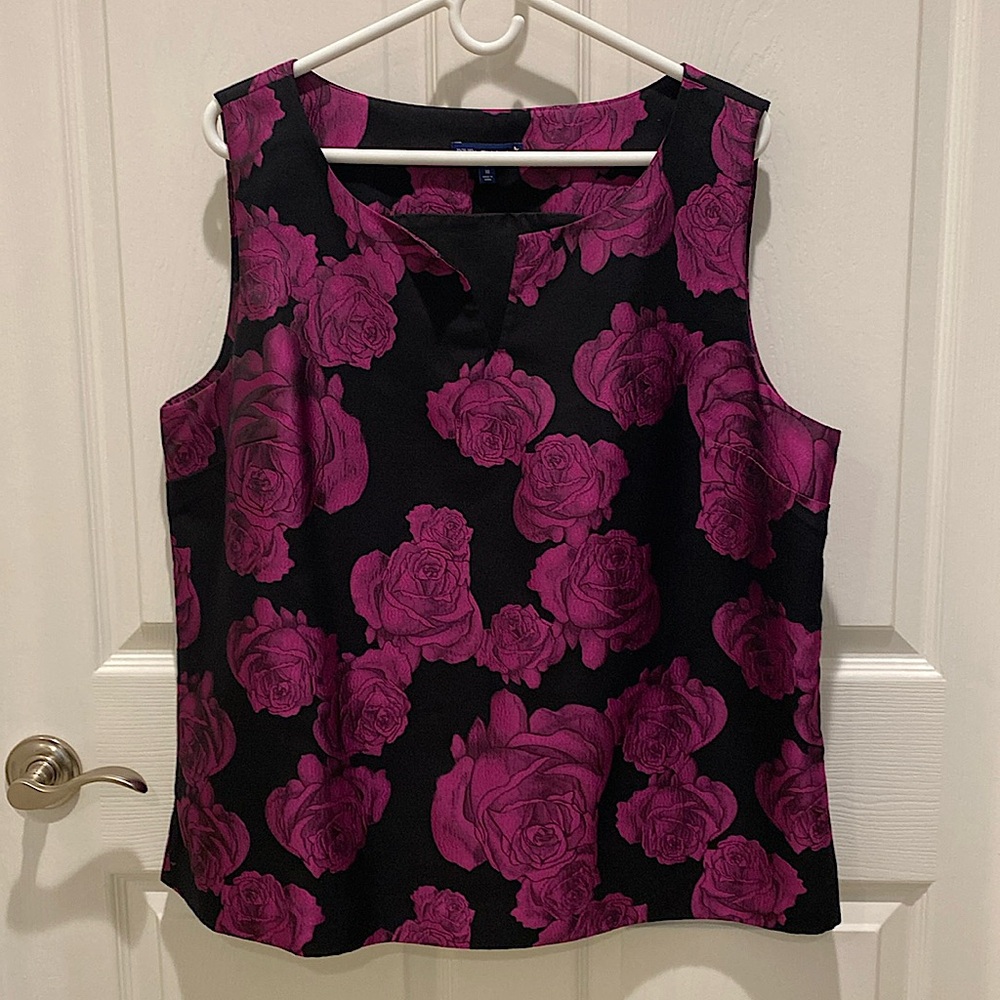 RSVP by Talbots Women’s Floral Jacquard Top